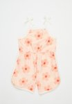 PoP Candy Floral Print Jumpsuit - Orange