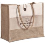 Okiyo Fukei Jute & Cotton Tote