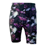 High Waist Ladies Cycling Shorts - Notten Roses - Ladies S - 32