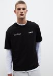 Loose Fit Printed T-Shirt - Black Soho Heights