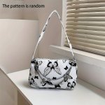 Trendy Zipper Shoulder Bag MINI Fashion Butterfly Pattern Underarm Bag Small Stylish Chain Decor Purse