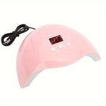 Professional Uv Nail Dryer 18 LED Beads Dual Light Source Smart Nail Lamp With Digital Time Display 3 Timer Settings Quick Dryin