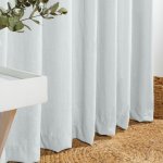 Bergen Eyelet Unlined Curtain - Iceberg - 270 X 255CM