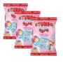 Stumbo Candy Floss Lollipops 48S 3 Pack