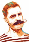 Mr Colour Rust Art Print - A0