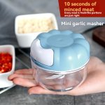Household No Need To Turn On Electricity And Battery Directly Can Be Used Manually Taming Garlic Mud Artifact Cutting Garlic Sti