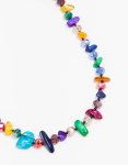 Goldair Gold Multicoloured Genuine Shell Necklace
