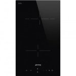 Smeg 30CM Black Glass Ceramic Hob With Straight Edge SE232TD1