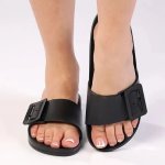 Solace Push In Sandal - Black - 8