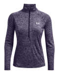 Women's Ua Tech Twist Zip - Purple Switch XL