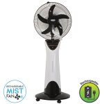 Rechargeable Portable Mist Fan With LED - F82
