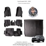 Ford Everest Heavy Duty Moulded Rubber Floor Mats For