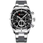 Curren 8355 Chronograph - Black