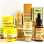 ROZINO Turmeric & Vitamin C 5-Piece Skincare Set: Eye Cream Face & Neck Cream Stick Hand & Foot Cream Stick Turmeric & Vitamin C