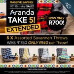 Take 10 - Savannah Throw Bundle Assorted - 150 X 168 Cm