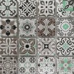 Porcelain Moroccan Mosaic Tile Rabat 15 X 15CM