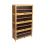 Bamboo-wood 8 Tier Shoes Rack