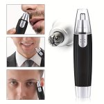 Painless Nose Hair Trimmer For Men And Women - Ear And Face Cleaning Razor Shaving Tool For Smooth And Hair-free Skin