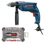 Bosch - Impact Drill Gsb 570 With Precision Screwdriver Bit Set - 42 Pcs