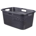 Terrazzo Laundry Basket - Black Preorder July