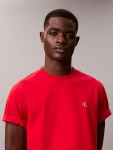 Calvin Klein Mens Easy Monogram T-Shirt In Red - Red 2XL