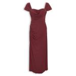 Burgundy Bardot Bon Bon Dress