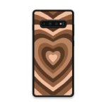 Custom Printed Tpu Cases - Samsung Galaxy S10 Plus & 39 Brown Heart& 39 By