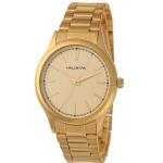 Gents Gold Bracelet Champagne Dial Watch
