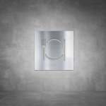 Restaurant Sign D01 - Brushed Stainless Steel