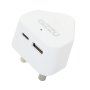 Gizzu Wall Charger Type C 20W|USB Sa 3 Prong - White