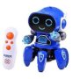 Remote Control Moving Robot Pioneer Toy With Lights And Music Blue