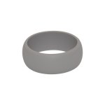 Men's Plain Silicone Rings - Natural Selection - Grey 10