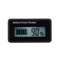 H5 12V-48V Lead-acid Battery Voltage Tester Percentage Voltmeter Gauge Lithium Battery Status Monitor White Light