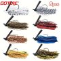 Goture 8pcs Bionic Fishing Lure With Weed Guard Topwater Jig Lures For Bass Trout Pike Buzzbait For Freshwater Saltwater