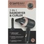 Safeway Salon Series 2-In-1 Hairdryer & Curler