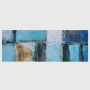 - Oil Painting Art Ya - Blue Bricks 150X50