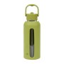W.hydrate The Vista Green Glass And Silicone Bottle 946 Ml