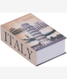 Casey Homesafe Paperback Metal Book Safe With Lock Italy Design - Easily Hidden On A Book Shelf Made Of Steel Plate Wrapped In Cardboard