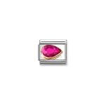 Composable Classic Link Red Stone Drop Right