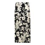 Printed Viscose Bias Midi Skirt