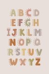 Pattern Alphabet - Wall Art Print - A1
