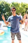 Men's Indigo Ombre Crew Neck Tee - M