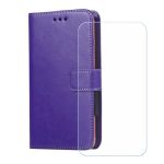 Bmpnlsz Cover For Hisense H72 Pro + HD Film Protector Screen Protector Tempered Glass - Phone Case With Cash And Card Slots Wall