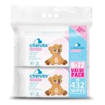 Sensitive Fragrance Free Baby Wipes 6 Pack
