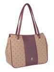 Polo Sonora Tote Bag In Burgandy - Burgandy Onesize