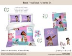 Kids Duvet Set Moana Purple Floral Patchwork