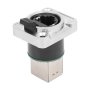 Right Angle RJ45 Connector Waterproof Aviation Ethernet Plug