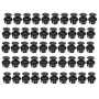 50PCS For PS2 3D Analog Joystick+joystick Cap B10K 3PIN Joystick