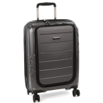 Cellini Microlite 55CM Business Laptop USB Trolley 17.3" Charcoal Grey - Ys Travel Bags