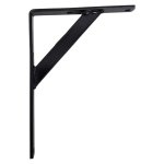 Heavy Duty Shelf Bracket Black 15CM X 20CM